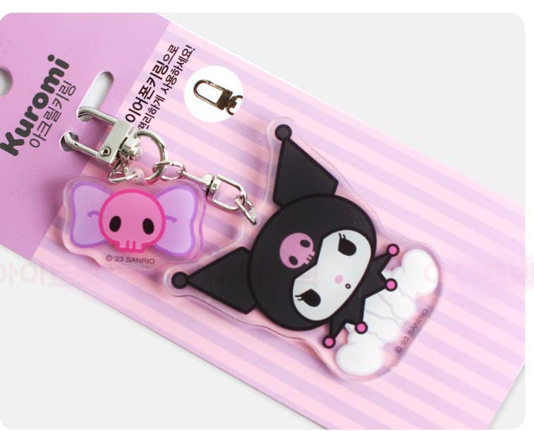 K-Wonderland - Sanrio Acryle Characters & Friends Key ring, Bag charm: Kuromi