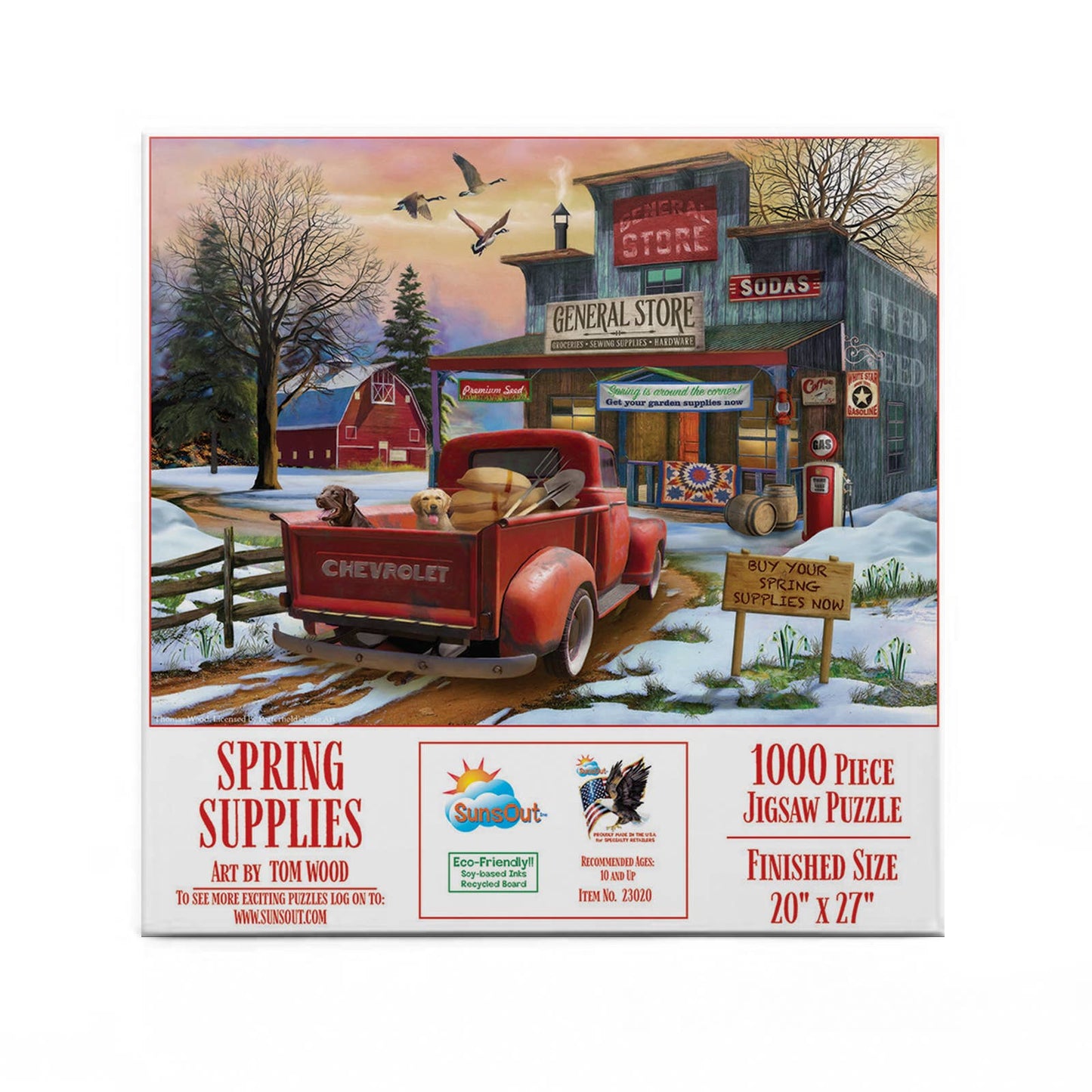 SunsOut - 0277 Spring Supplies 1000 pc Puzzle