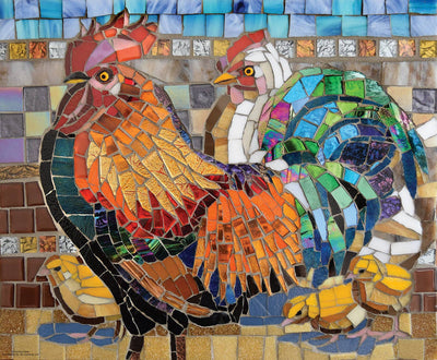 Duplicate SKU: SunsOut - 5316 Stained Glass Chickens 1000 pc Puzzle | 19.99 | 582582