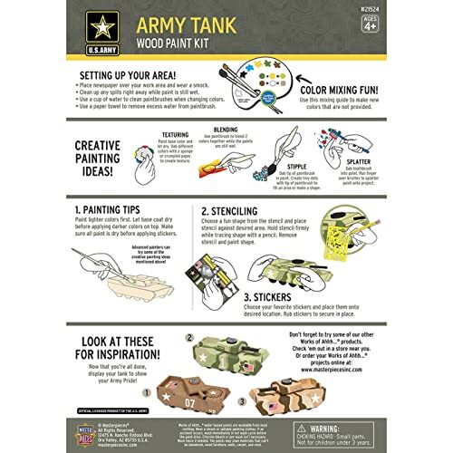 Army Wood Paint Kit