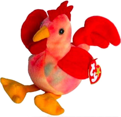 Ty Beanie Baby Original Strut Rooster Plush Toy