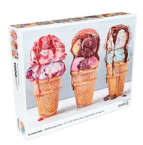 Colorcraft Ice Cream Cones 1000 pc Puzzle