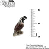 Little Critterz "Valley" California Quail Porcelain Figurine
