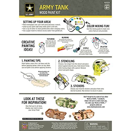 Army Wood Paint Kit
