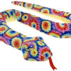 Tie Dye Rainbow Plush Snake 62"