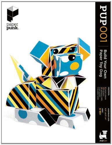 Paper Punk Pup 1001 Paper Toy Dog