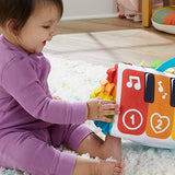 Fisher-Price Baby Learning Toy, Kick & Play Soft Piano, Tummy Time Toy with Lights Music and Smart Stages Content for Newborn to Toddler