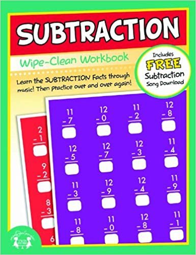 Creative Teaching Subtraction Wipe Clean Workbook