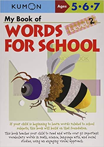 Kumon Words For School Ages 5-6-7