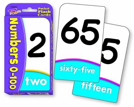 Pocket Flashcards Numbers 0-100 Flashcards