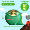 Coco Smile Dinosaur Straw Round Bottle Green