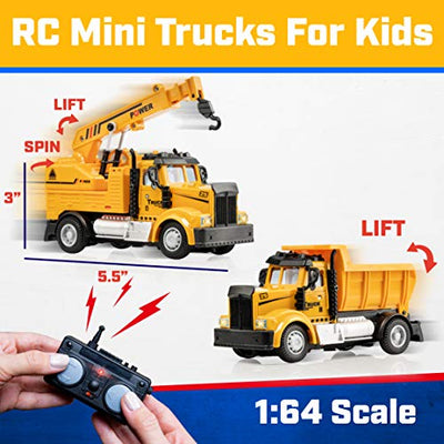 Force 1 RC Mini Construction Truck