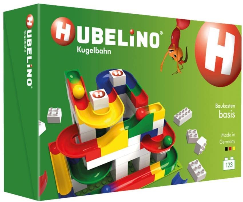 Haba Hubelino Basic Marble Run Set Compatable with Duplo