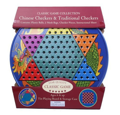 Classic Games Collection Chinese Checkers Tin