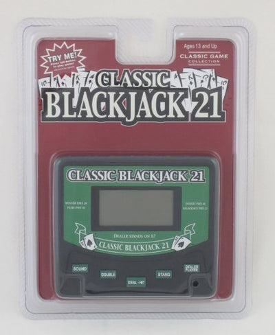 Classic Blackjack 21 Electronic Handheld Game