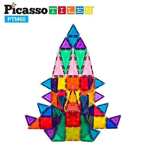 Picasso Tiles Mini Diamond 60 Piece Magnetic Tileset