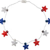 Patriot Pride JUMBO Flashing Star Necklace