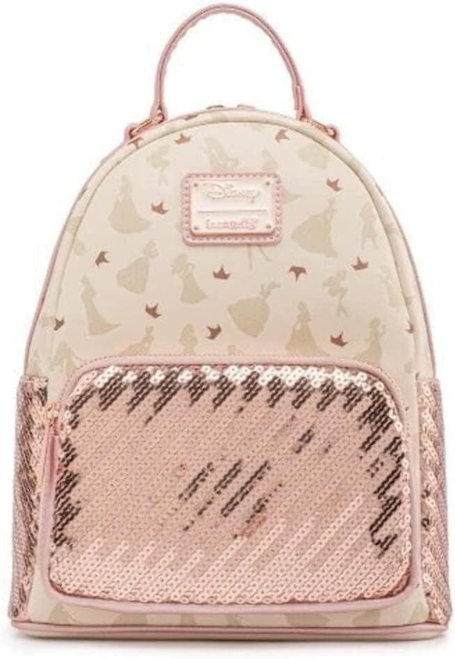 Loungefly Disney Ultimate Princess Sequin Mini Backpack