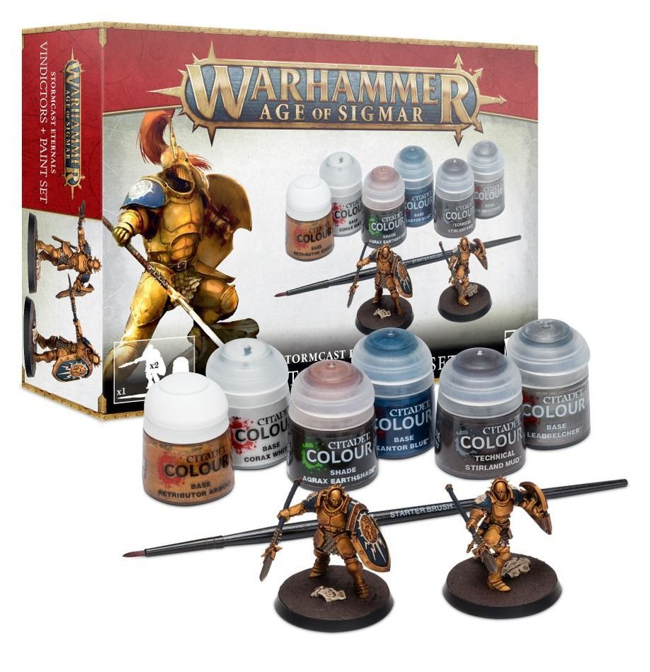 Warhammer Age of Sigmar Vindictors + Paint Set