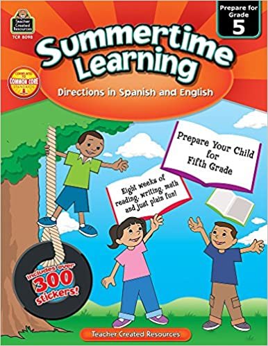 Summertime Learning Spanish / English Workbook