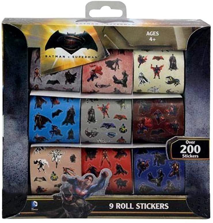 Superman vs Batman Sticker Pack
