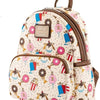 Loungefly Disney Chip and Dale Snackies All Over Print Mini Backpack
