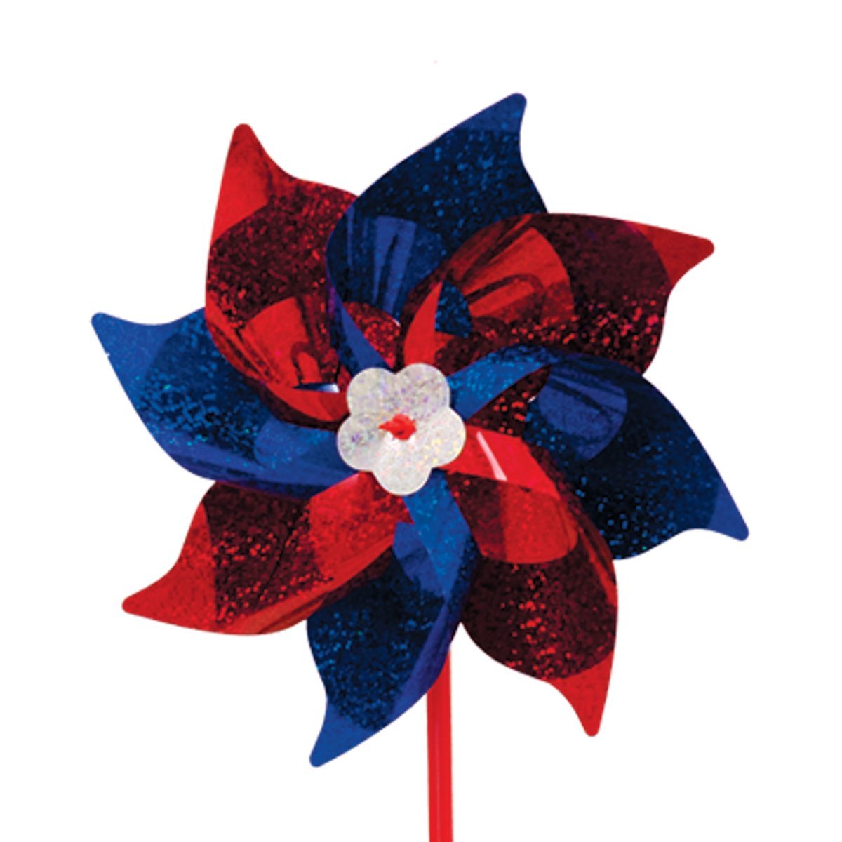 In The Breeze Mylar Patriotic Pinwheel