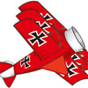 Wind n Sun Red Baron 3d Deluxe Nylon Kite - 39"