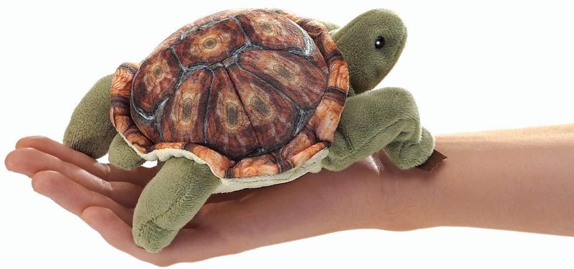 Folkmanis Mini Tortoise Finger Puppet