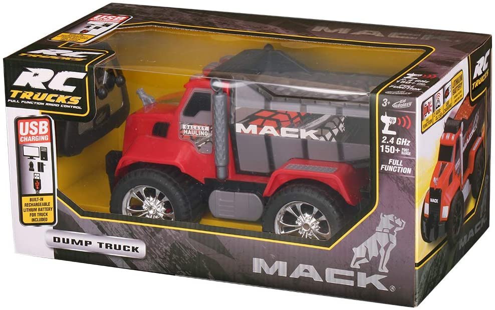 Kid Galaxy R/C Mack Dump Truck