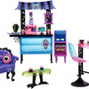 Monster High Playset, The Coffin Bean with Spooky Doll-Sized Cafe Furniture & Coffee Shop Accessories Including Drinks, Snacks & 2 Pets