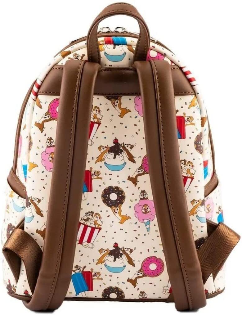 Loungefly Disney Chip and Dale Snackies All Over Print Mini Backpack