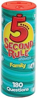5 Second Rule Family Mini Game 180 Questions