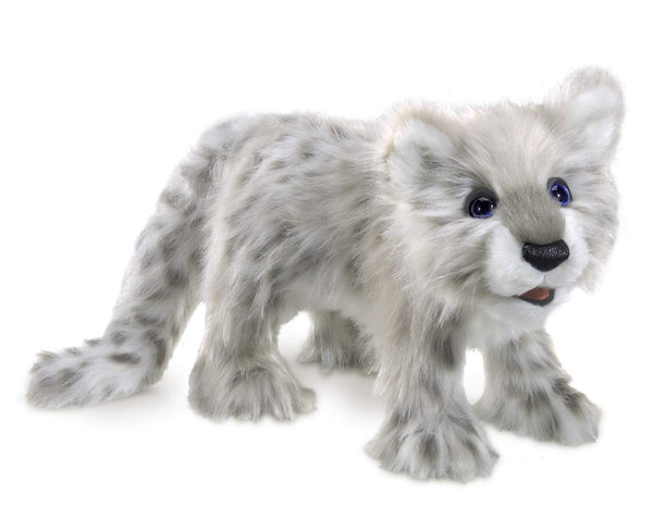 Folkmanis Snow Leopard Cub Hand Puppet