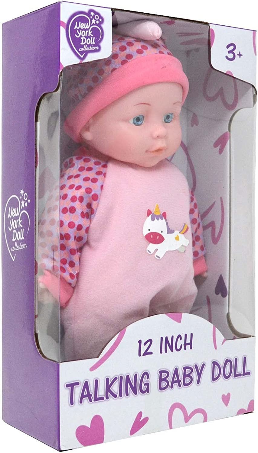 New York Doll Collection 12" Talking Baby