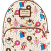 Loungefly Disney Chip and Dale Snackies All Over Print Mini Backpack