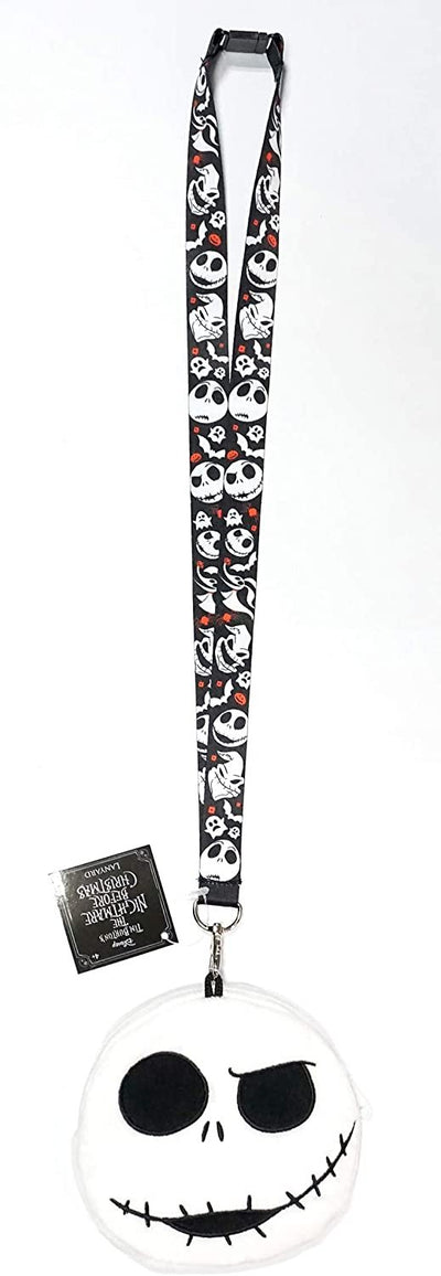 Nightmare Before Christmas Jack Skellington Lanyard Pouch