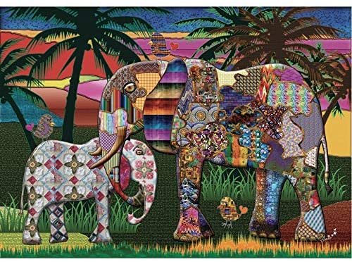 JaCarou Mother and Child Elephant 1000 pcs puzzle