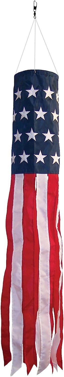 In the Breeze Patriot Stars and Stripes 40" Windsock