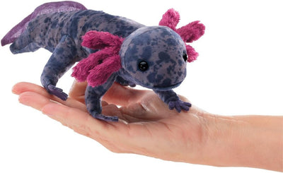 Folkmanis Axolotl Finger Puppet - Grey