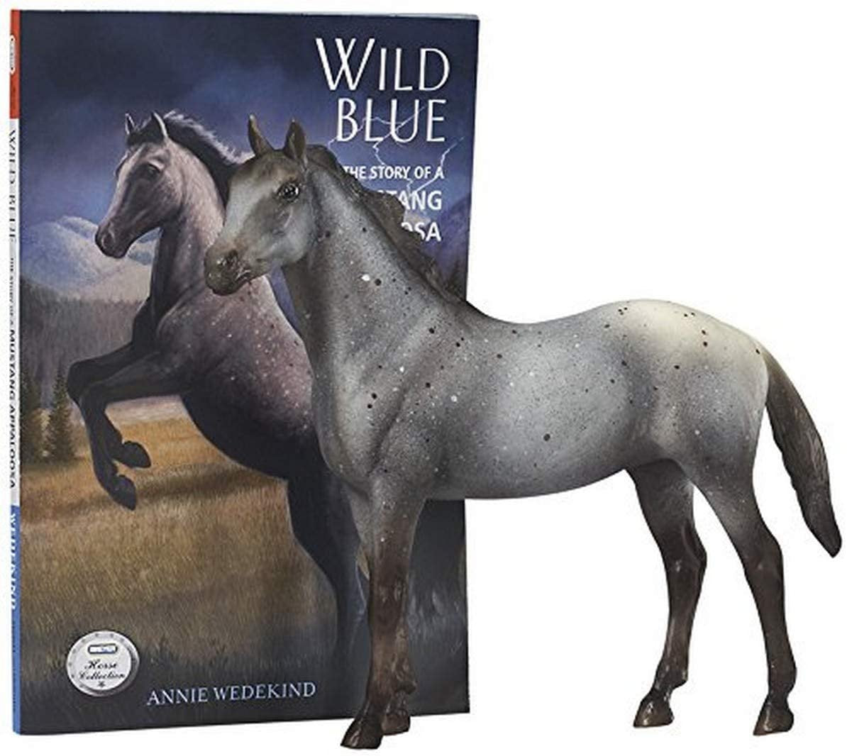 Breyer Wild Blue Horse & Book Set