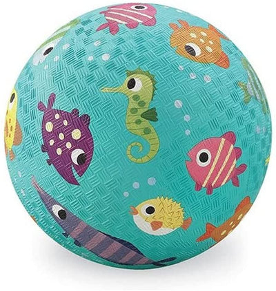 Crocodile Creek Fish Rubber Playground Ball