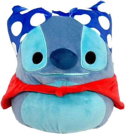 Squishmallow 8" Disney Stitch Super Hero Plush Toy