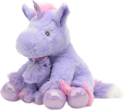 coco unicorn with baby purple