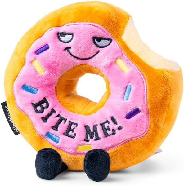 Punchkins Bite Me Donut Plushie Meme