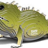 EUGY Tuatara 3D Cardboard Model Kit #004