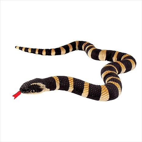 Real Planet King Snake 59" Plush Toy