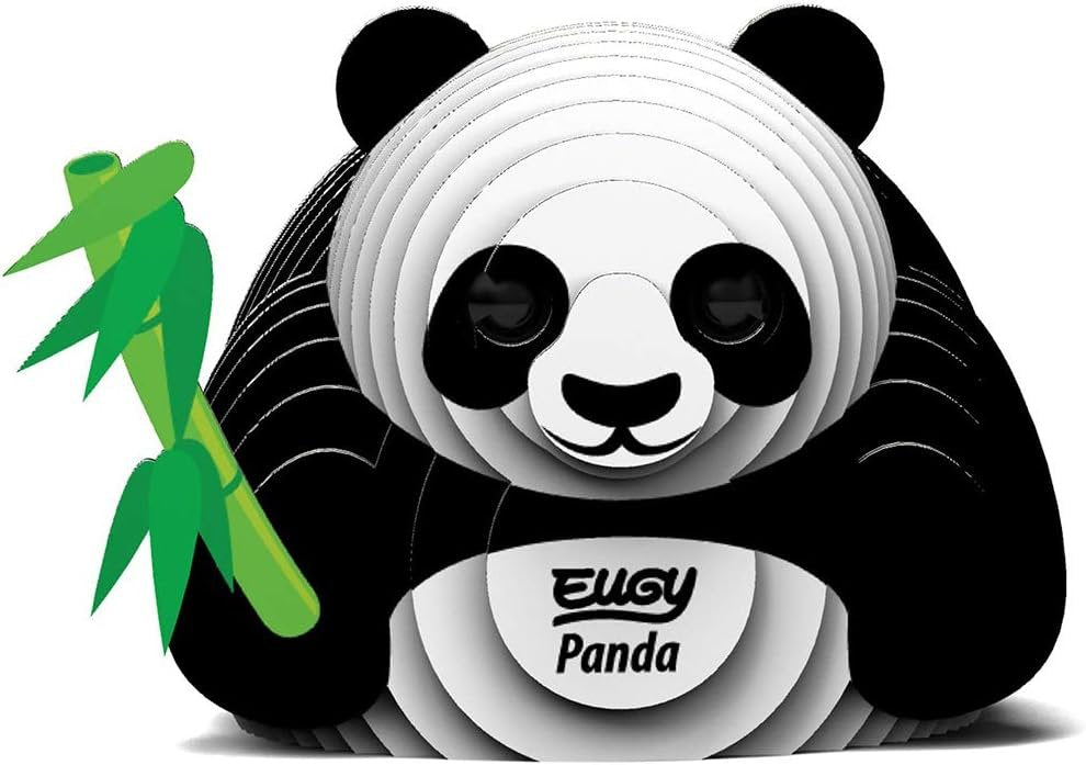 EUGY Panda 3D Cardboard Model Kit #13