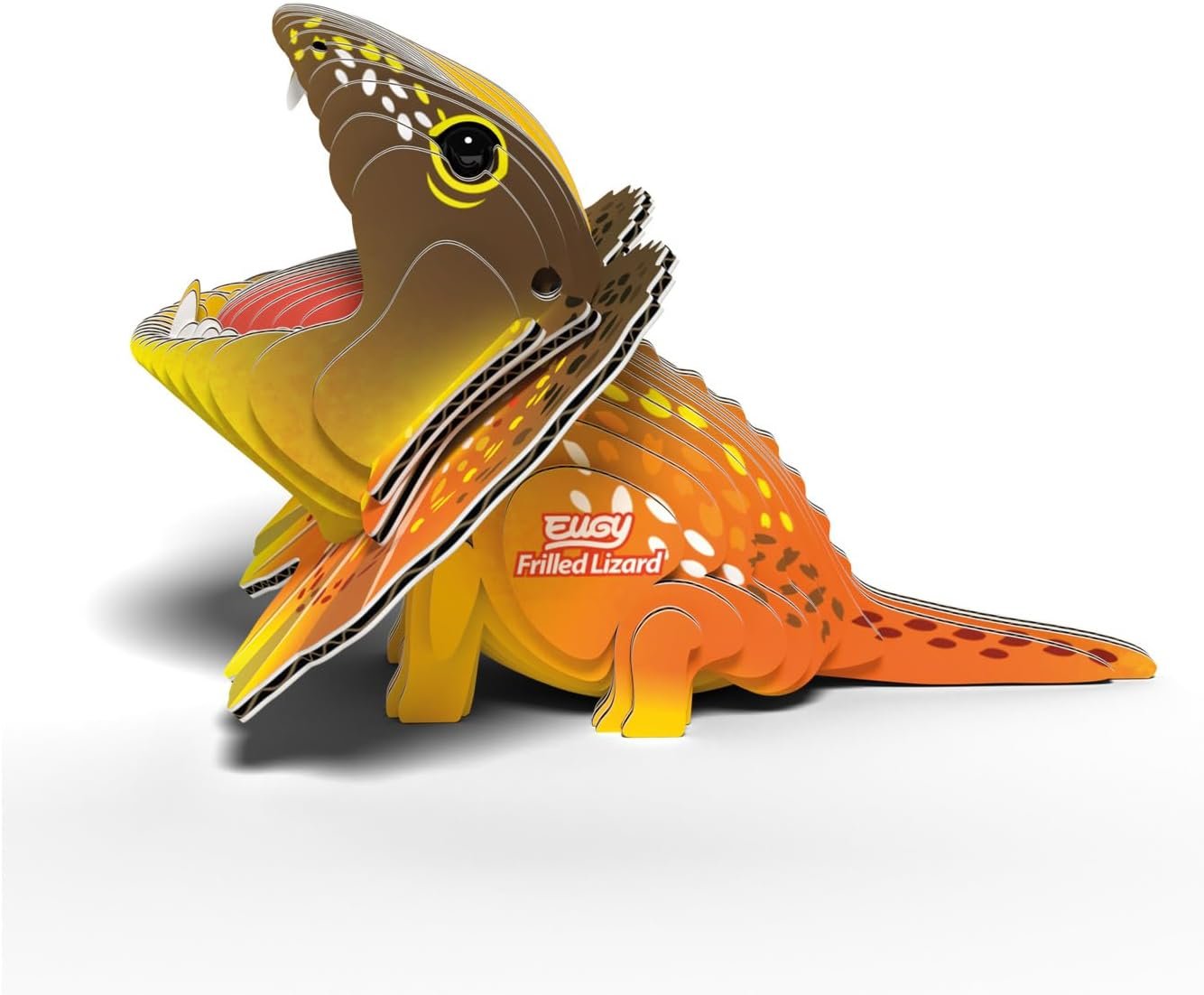 EUGY Frilled Lizard 3D Cardboard Model Kit #108