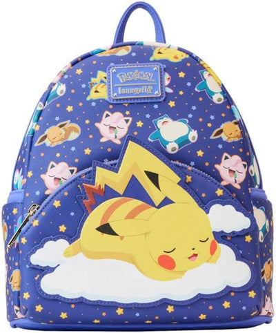 Loungefly Pokemon Sleeping Pikachu and Friends Mini Backpack